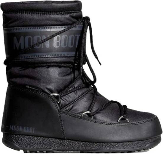 moon boot Mid nylon WP -laarzen Zwart Dames
