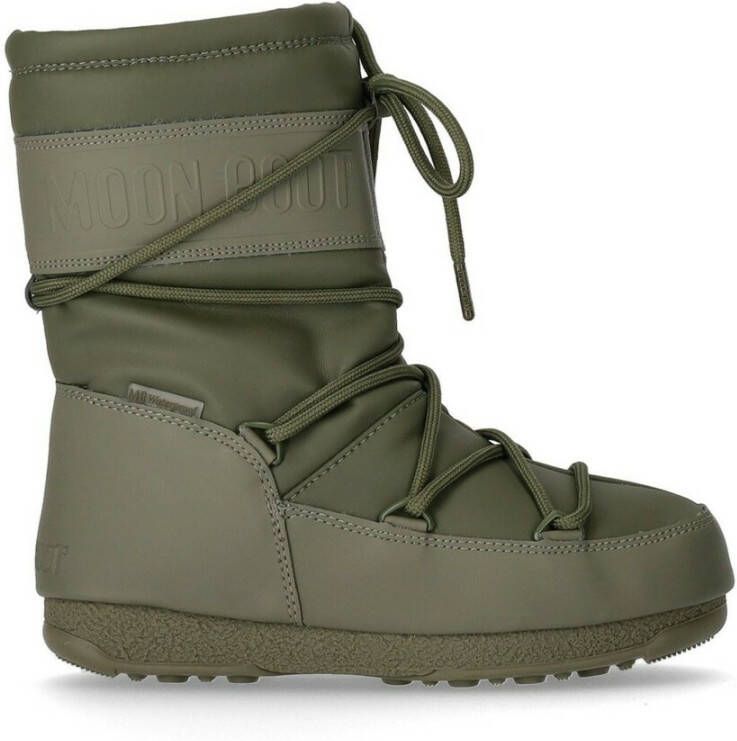 Moon boot MID Rubber Protecht Military GRE Snow Boot Groen Dames
