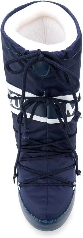 Moon Boot Blauwe Waterafstotende Gevoerde Winterlaarzen - Foto 6