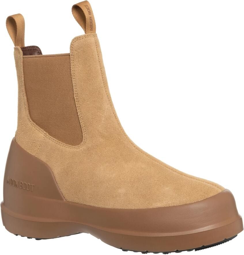 Moon boot Sneeuwlaarzen MB Luna Chelsea Suède Beige Heren