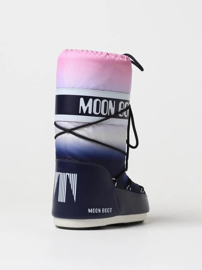MOON BOOT Snowboots Dames Mb Icon Moonrise Maat: 35 38 Materiaal: Nylon Kleur: Blauw - Foto 2