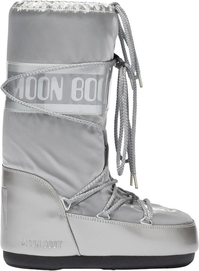 Moon boot Zilveren Winterlaarzen Stijlvol Nylon Gray Dames - Foto 3
