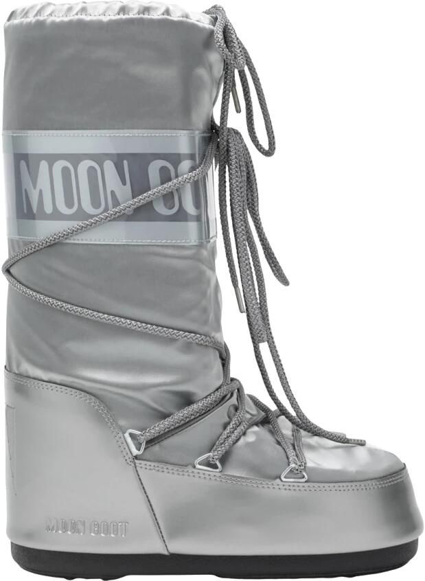 Moon boot Zilveren Winterlaarzen Stijlvol Nylon Gray Dames - Foto 6