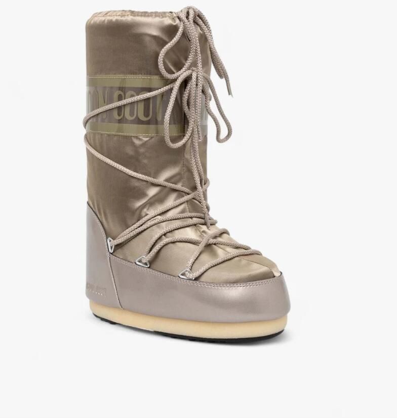 MOON BOOT Snowboots Dames Icon Glance Textiel Zilver - Foto 5