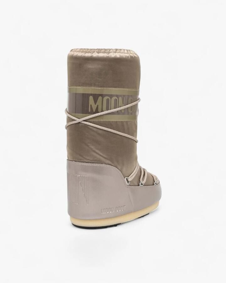 MOON BOOT Snowboots Dames Icon Glance Textiel Zilver - Foto 4