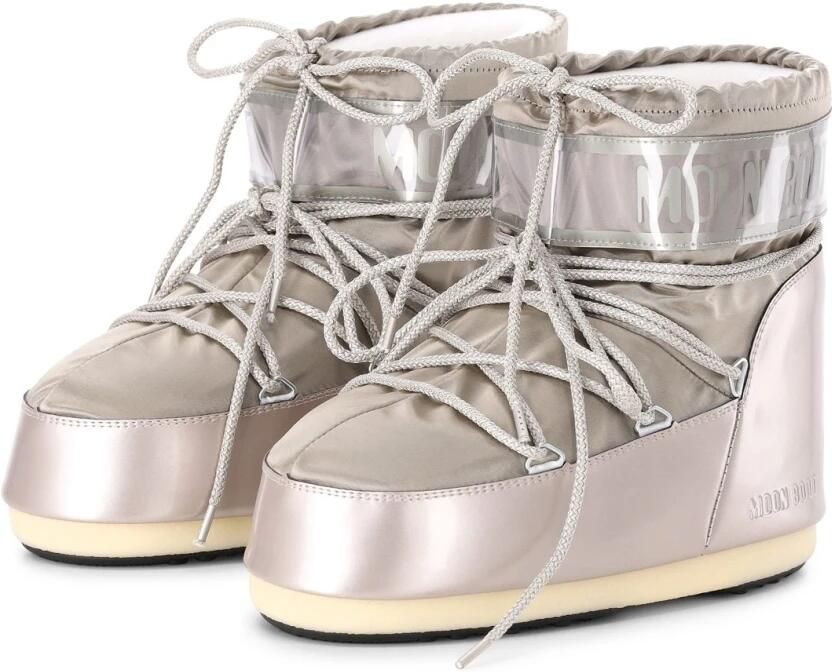 MOON BOOT Snowboots Dames Icon Low Glance Maat: 42 44 Materiaal: Textiel Kleur: Taupe - Foto 11