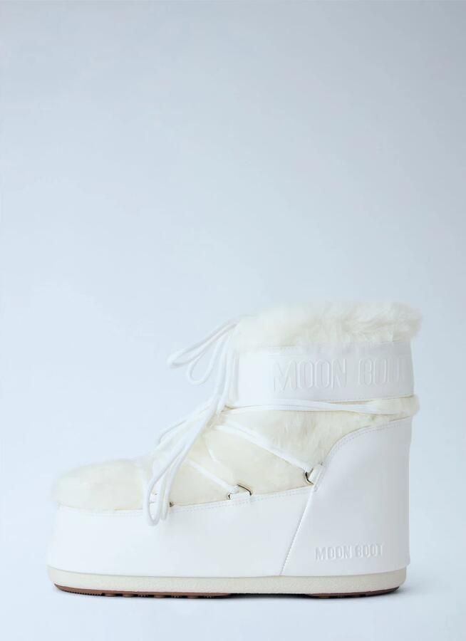 Moon Boot Laarzen Wit Mb Icon Low Faux Fur Boots Wit 80d1409390 - Foto 12