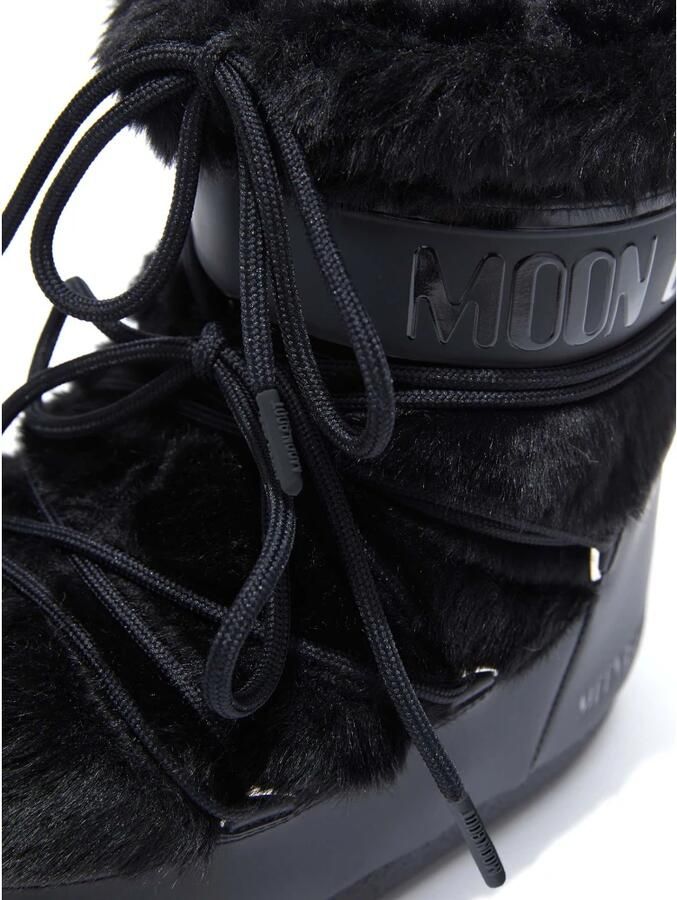 MOON BOOT Snowboots Dames Icon Low Faux Fur Faux Fur Zwart - Foto 11