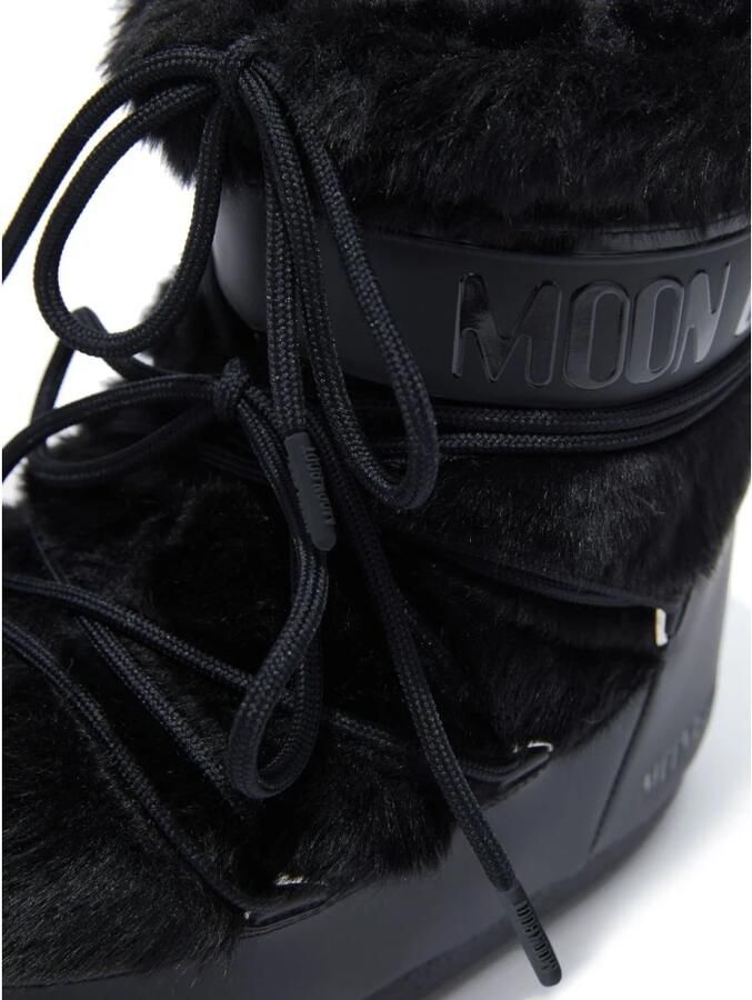 MOON BOOT Snowboots Dames Icon Low Faux Fur Maat: 36 38 Materiaal: Faux Fur Kleur: Zwart - Foto 8