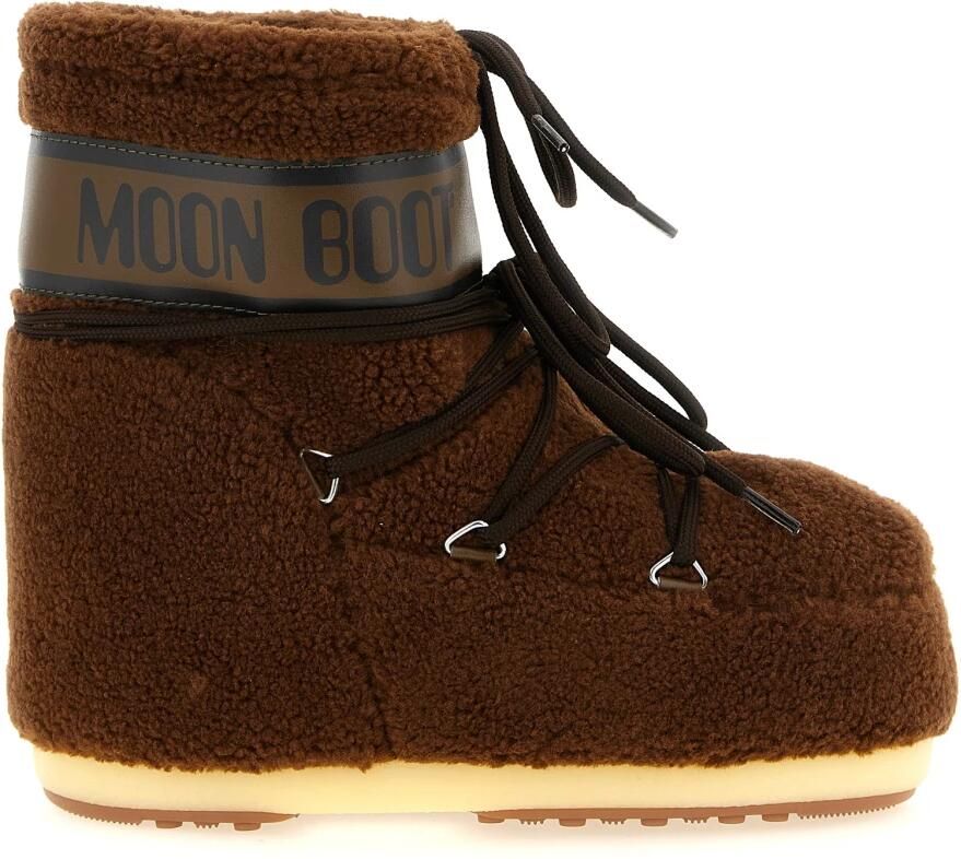 Moon Boot Laarzen Bruin Mb Icon Low Fleece Boots Bruin 80d1409700
