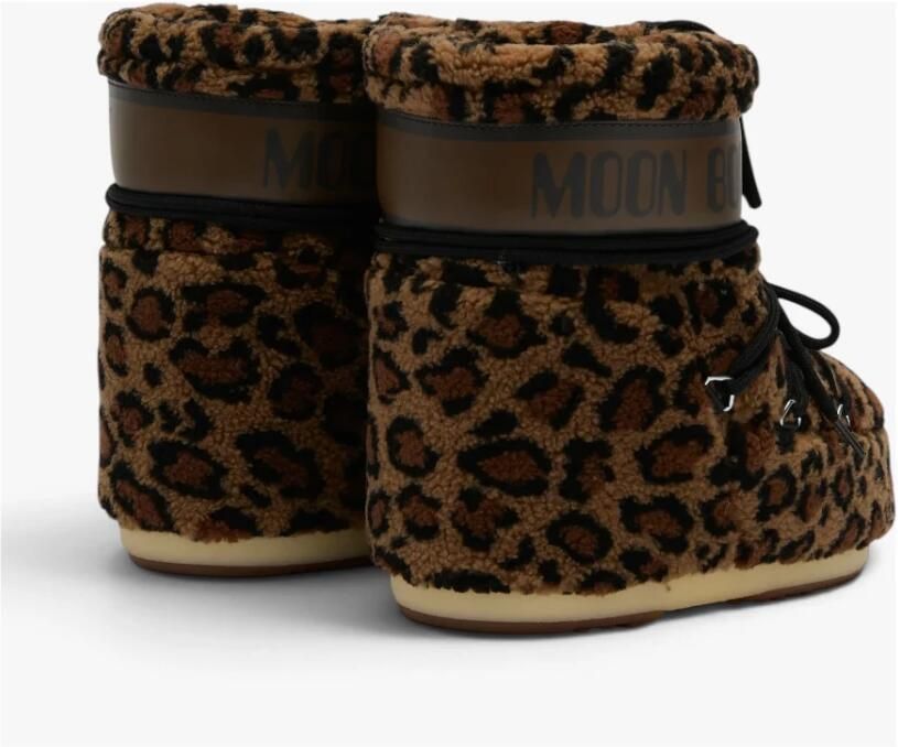 Moon Boot Icon Low Fleece Leopard - Foto 3