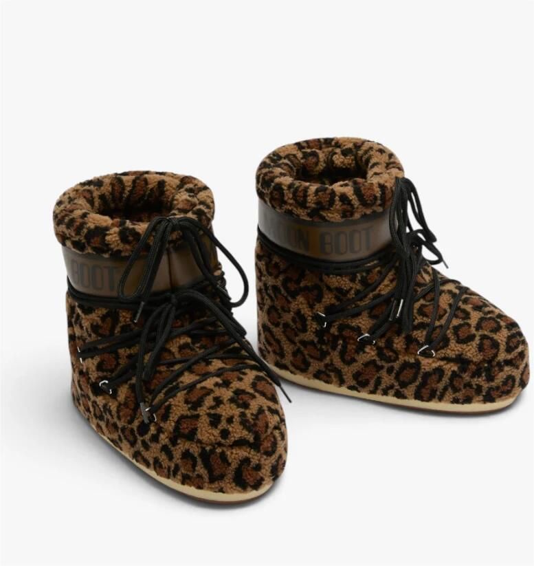 Moon Boot Icon Low Fleece Leopard - Foto 2