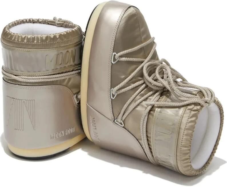 Moon Boot Enkellaarsjes Dames Outdoor Snowboots Damesschoenen Nylon 14093500 Goud - Foto 17