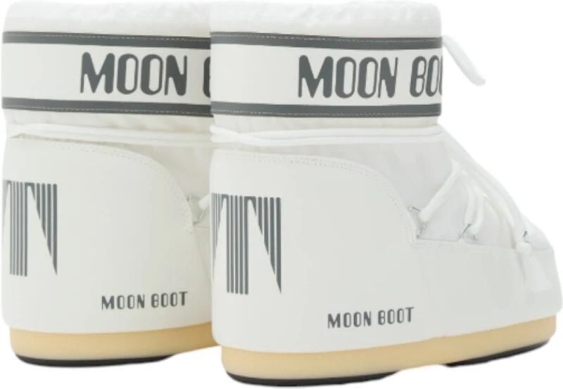 MOON BOOT Snowboots Icon Low Nylon Textiel Wit