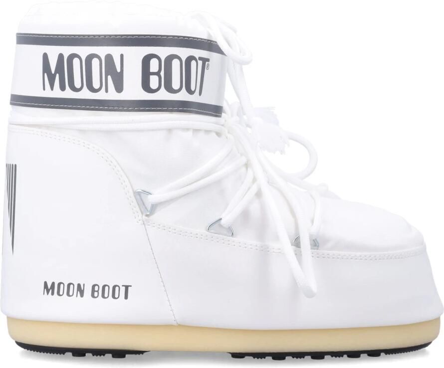 MOON BOOT Snowboots Icon Low Nylon Textiel Wit