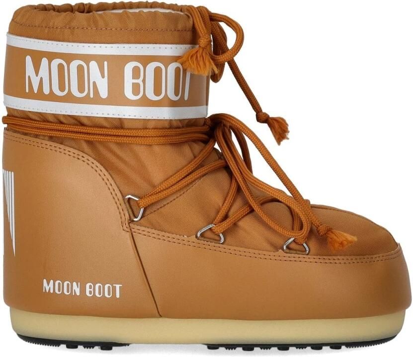 Moon Boot Oranje Nylon Veterschoenen Enkellaarzen - Foto 4
