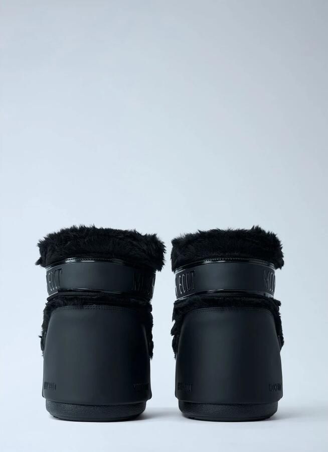 MOON BOOT Snowboots Dames Icon Low Faux Fur Faux Fur Zwart - Foto 4