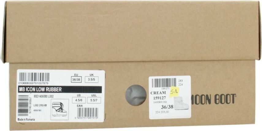MOON BOOT Snowboots Dames Icon Low Rubber Maat: 42 44 Materiaal: Textiel Kleur: Beige - Foto 16