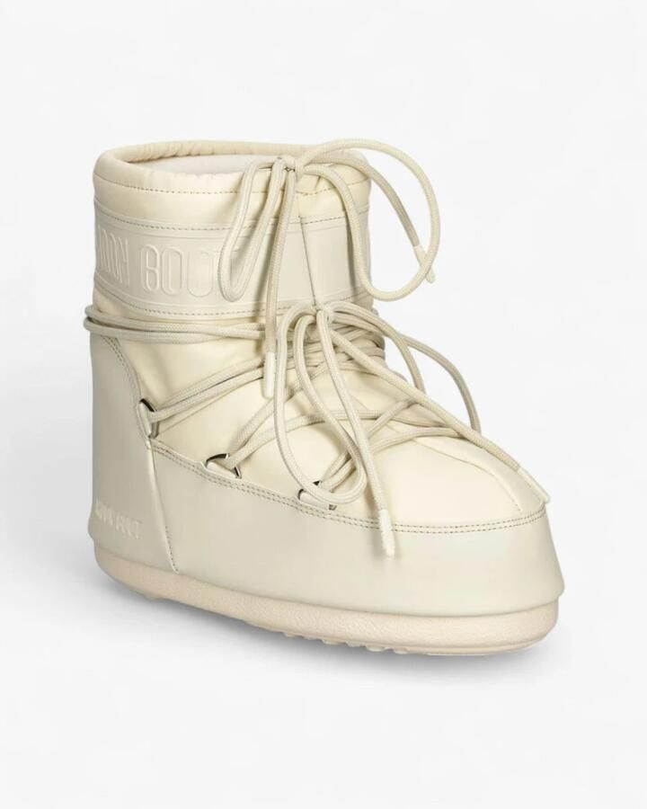 MOON BOOT Snowboots Icon Low Rubber Textiel Beige - Foto 8