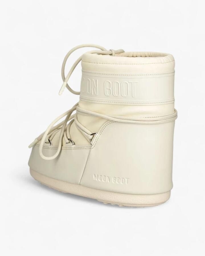 MOON BOOT Snowboots Icon Low Rubber Textiel Beige - Foto 9