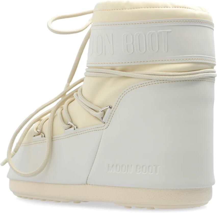 MOON BOOT Snowboots Icon Low Rubber Textiel Beige - Foto 2