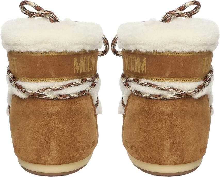 MOON BOOT Snowboots Dames Icon Low Shearling Suède Bruin - Foto 3