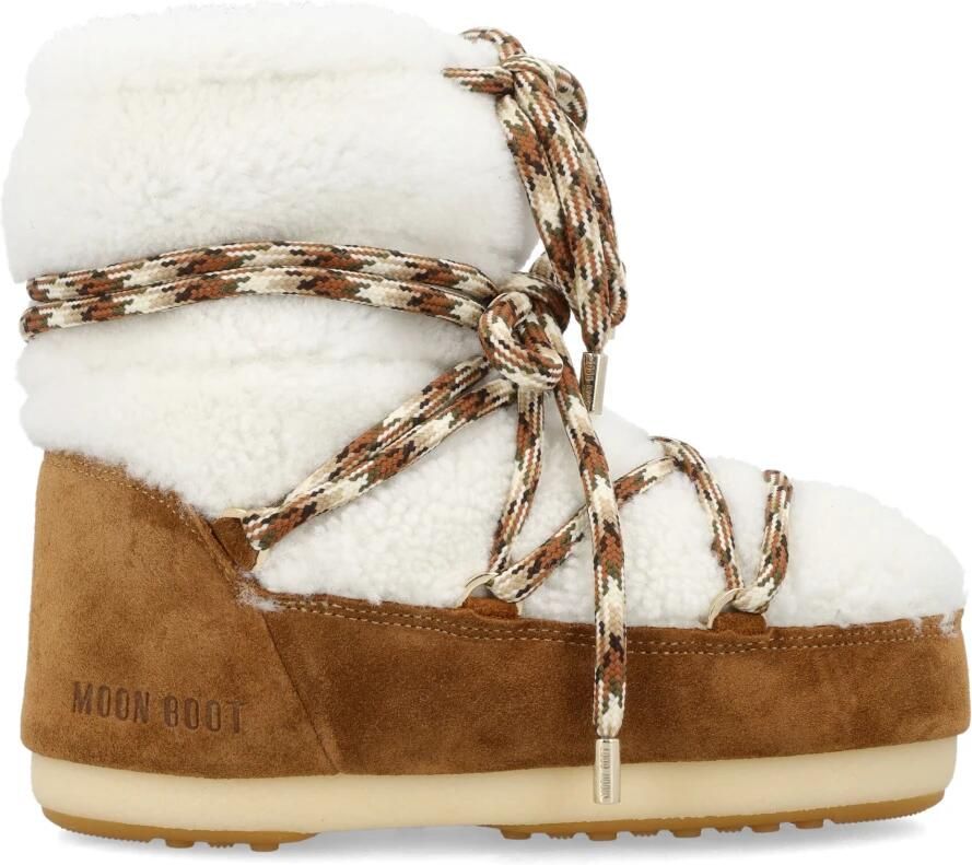 MOON BOOT Snowboots Dames Icon Low Shearling Suède Bruin - Foto 10