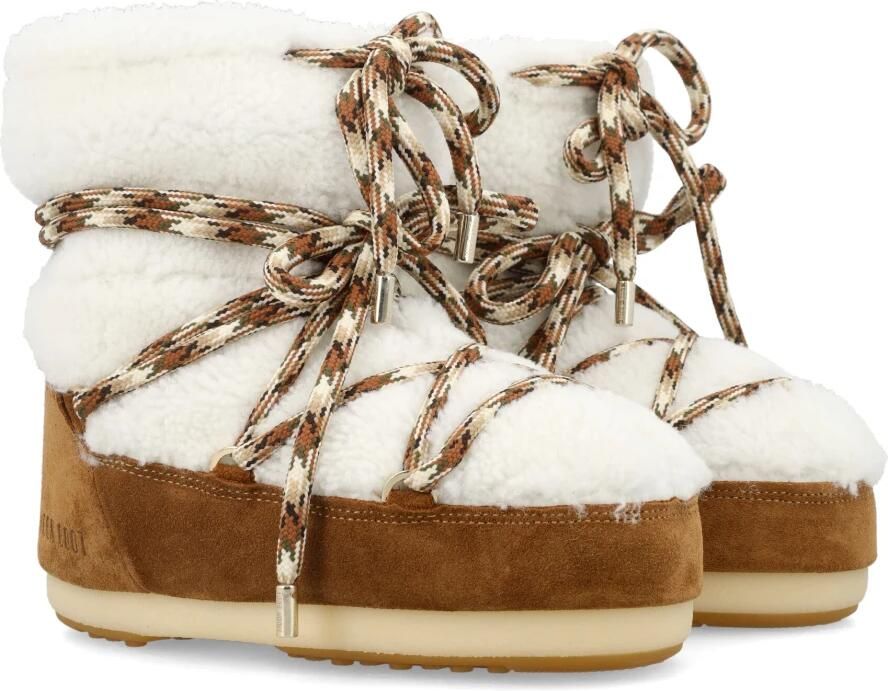 MOON BOOT Snowboots Dames Icon Low Shearling Suède Bruin - Foto 15