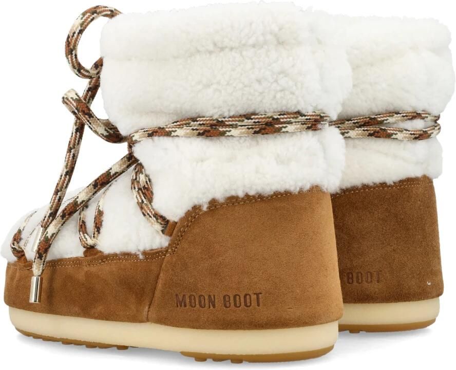 MOON BOOT Snowboots Dames Icon Low Shearling Suède Bruin - Foto 13