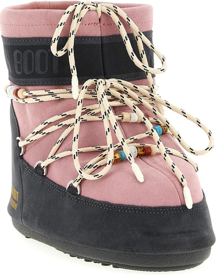 Moon Boot Icon Low Suede Beaded