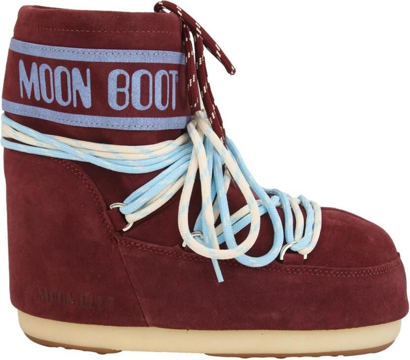 MOON BOOT Snowboots Dames Icon Low Suede Laces Maat: 39 41 Materiaal: Suède Kleur: Bruin - Foto 11
