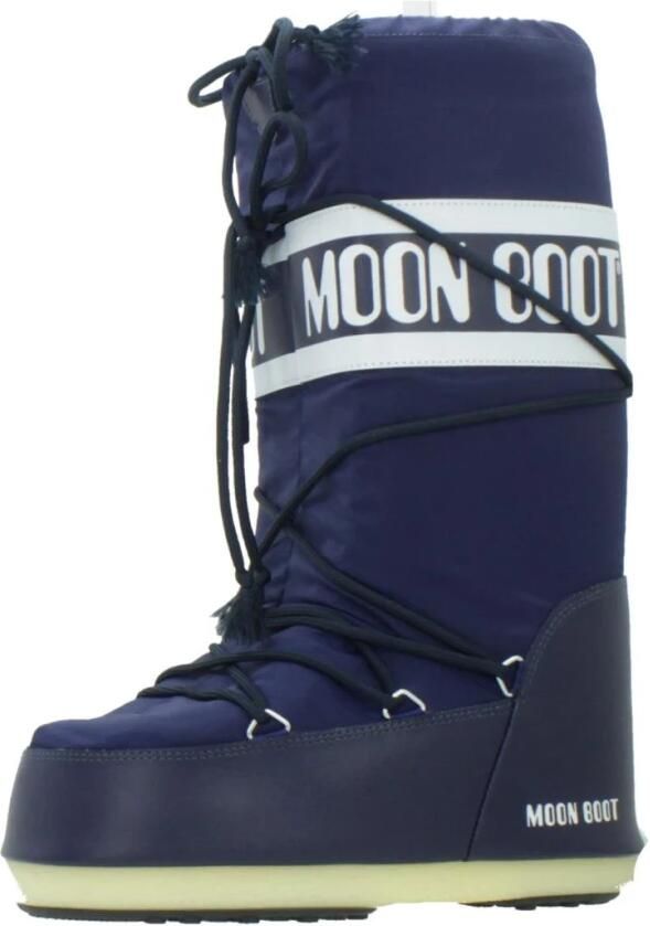 Moon Boot Blauwe Waterafstotende Gevoerde Winterlaarzen - Foto 3