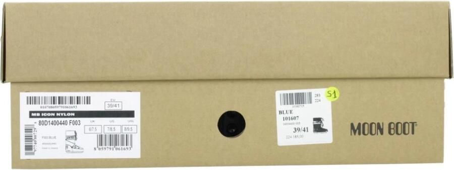 Moon Boot Blauwe Waterafstotende Gevoerde Winterlaarzen - Foto 5
