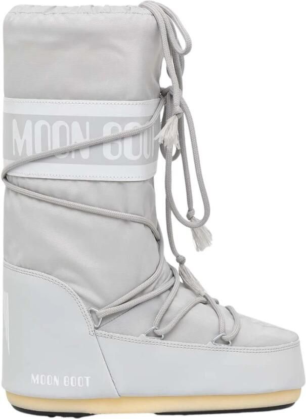 Moon Boot Laarzen Lichtgrijs Mb Icon Nylon Boots Lichtgrijs 80d1400440