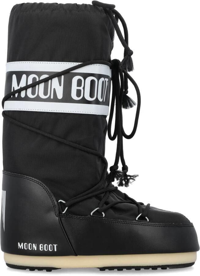 MOON BOOT Snowboots Dames Mb Icon Nylon 39 41 Textiel Zwart