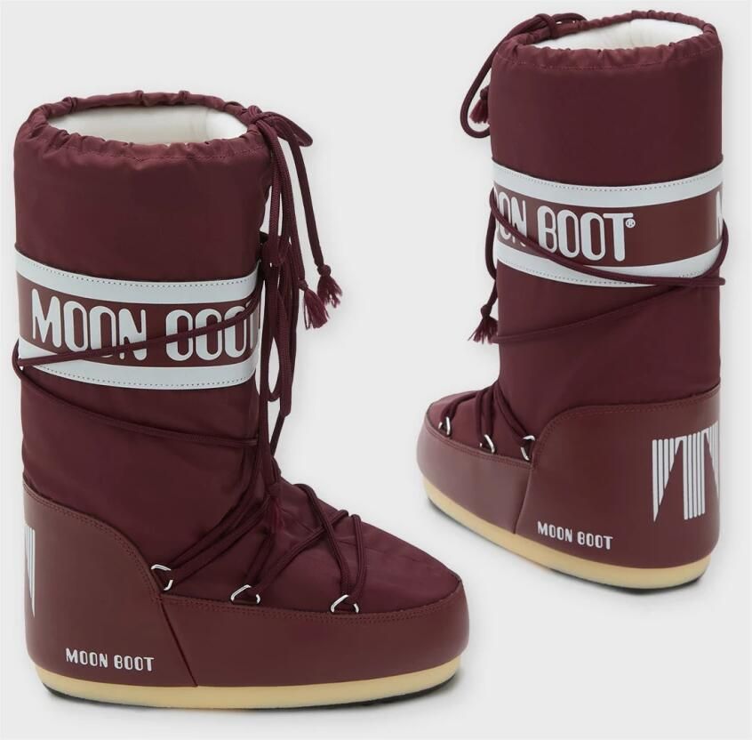 Moon Boot Laarzen Bordeaux Mb Icon Nylon Boots Bordeaux 80d1400440