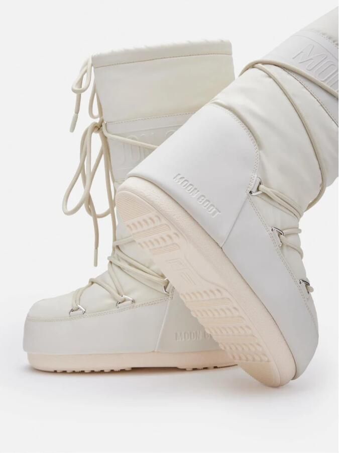 Moon boot Sneeuwlaarzen Icoon Rubber Beige Dames - Foto 4