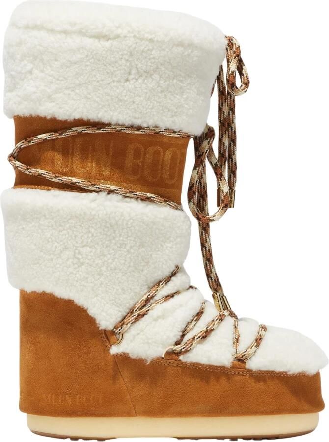 Moon boot Shearling Panel Winterlaarzen Beige Dames - Foto 3