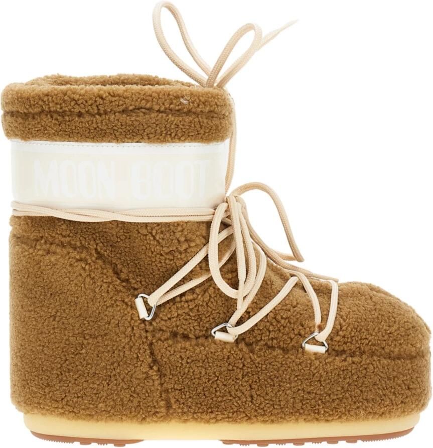 Moon Boot Laarzen Camel Mb Icon Low Fleece Boots Camel 80d1409700 - Foto 4