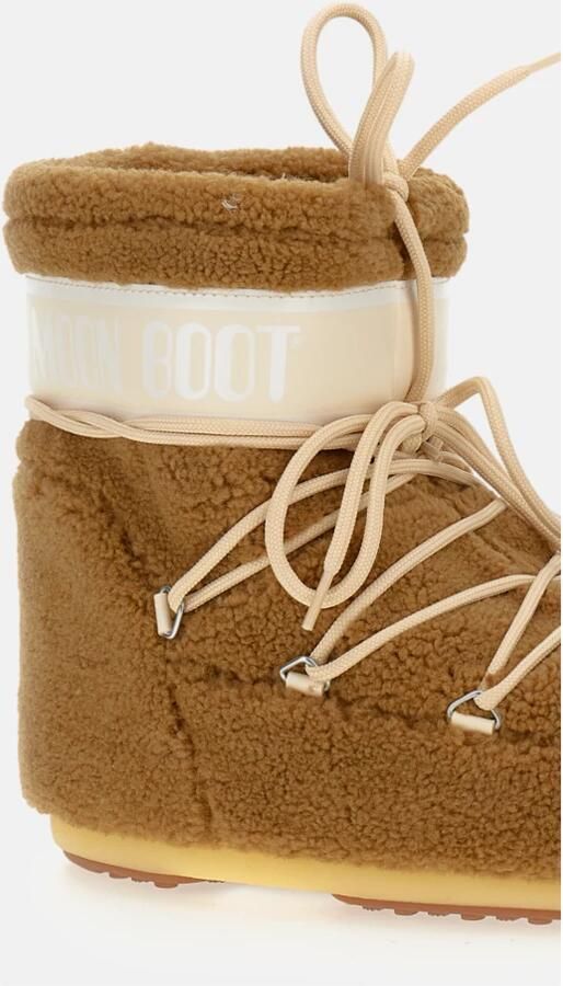 Moon Boot Laarzen Camel Mb Icon Low Fleece Boots Camel 80d1409700 - Foto 8
