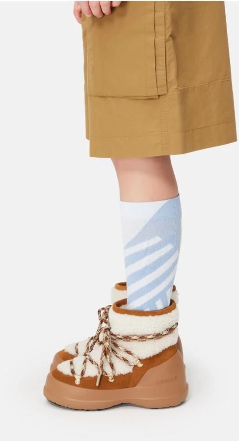 MOON BOOT Snowboots Dames Mb Luna Boot Shearling Maat: 39 Materiaal: Suède Kleur: Cognac - Foto 5