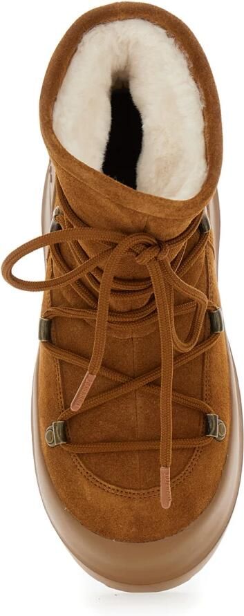 MOON BOOT Snowboots Dames Mb Luna Boot Maat: 39 Materiaal: Suède Kleur: Cognac - Foto 2