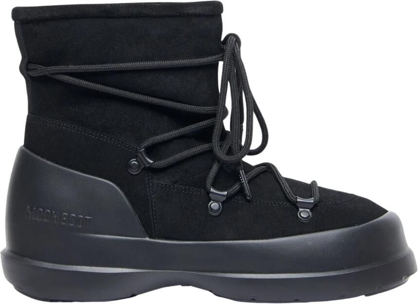 Moonboot Low-Top Sneakers Shoes Black in zwart