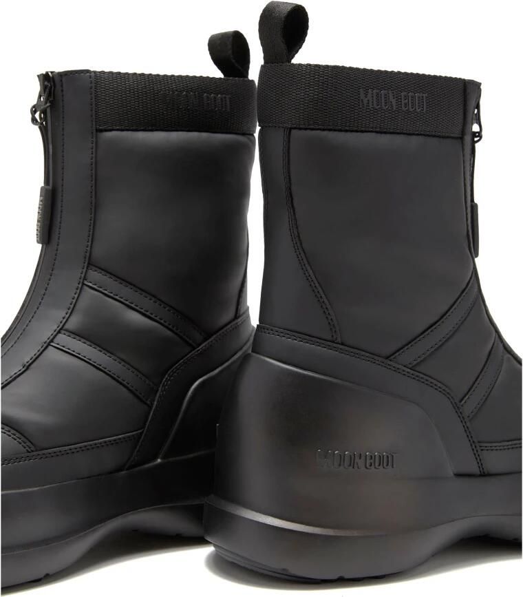 Moon boot Zwarte Enkellaarzen voor Mannen Black Heren