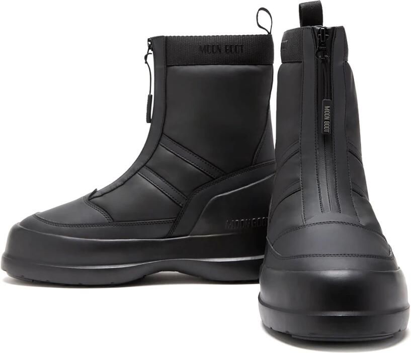 Moon boot Zwarte Enkellaarzen voor Mannen Black Heren