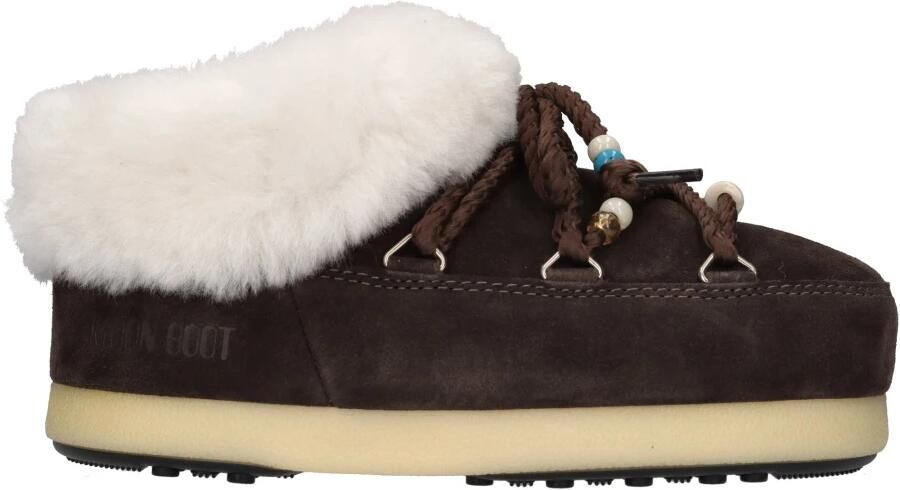 Moon boot Chunky Winter Sjaals met Voor Sluiting Brown Dames