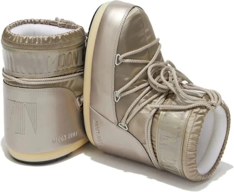 Moon Boot Metallic Sneeuwlaarzen met Logo Print - Foto 2