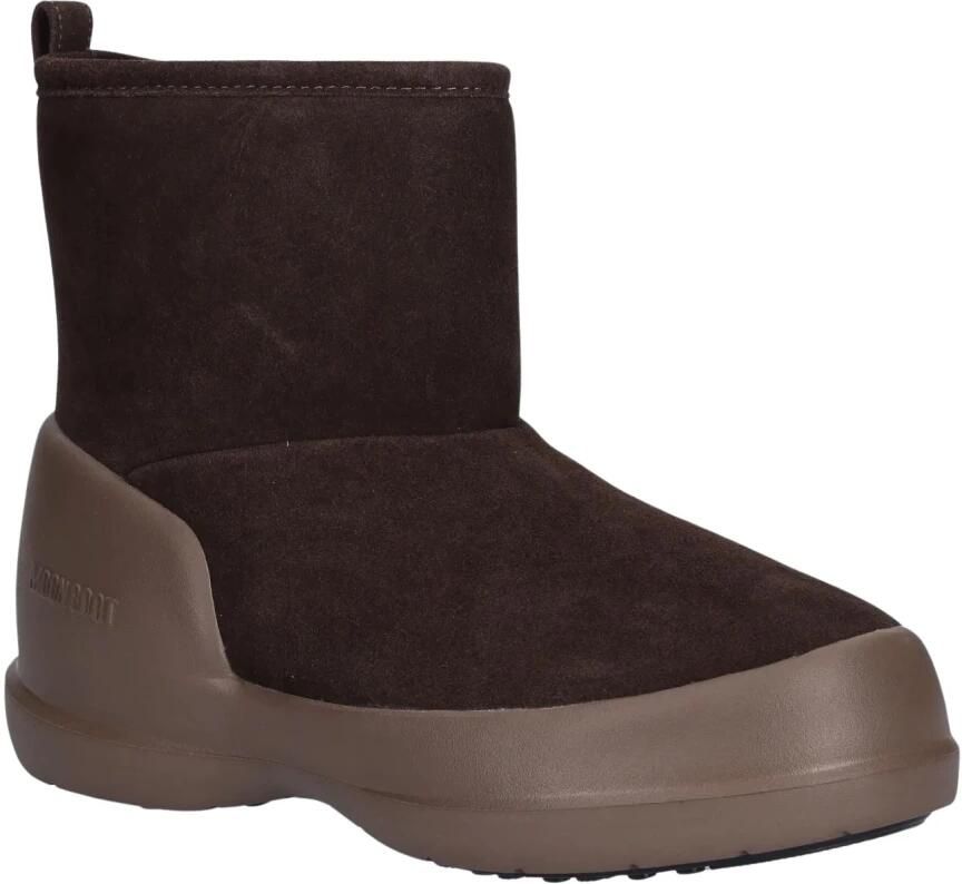 MOON BOOT Boots 'MEZZALUNA' donkerbruin