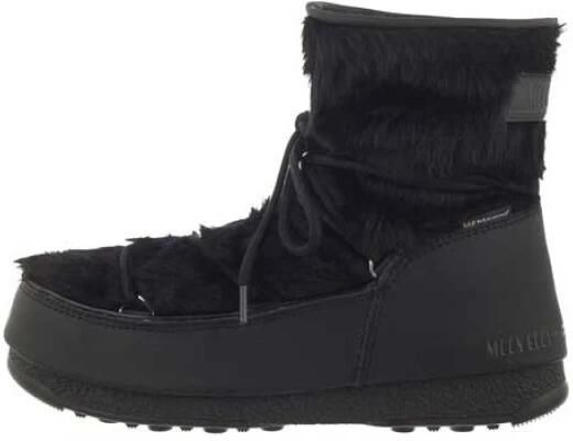 Moon boot Zwarte Winterlaarzen met Laag Bont Black Dames - Foto 2