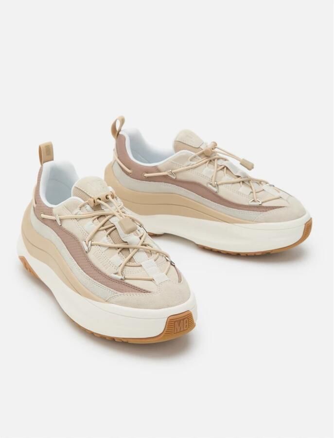 Moon Boot Moon247 Xlace beige leren pantoffels - Foto 2